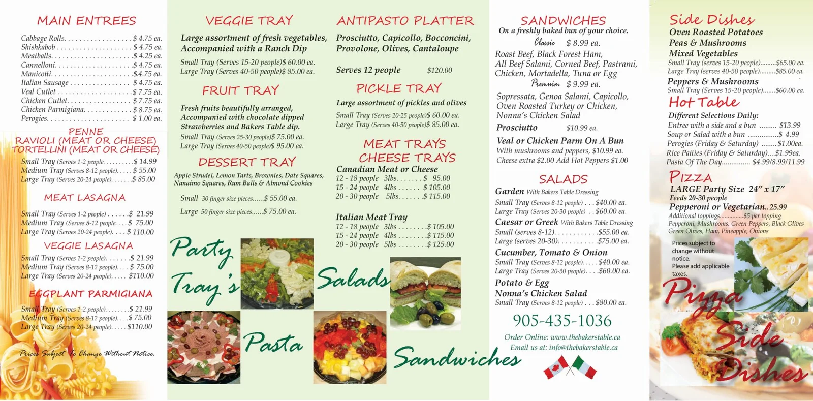 Menu For Website Sept 2025 1