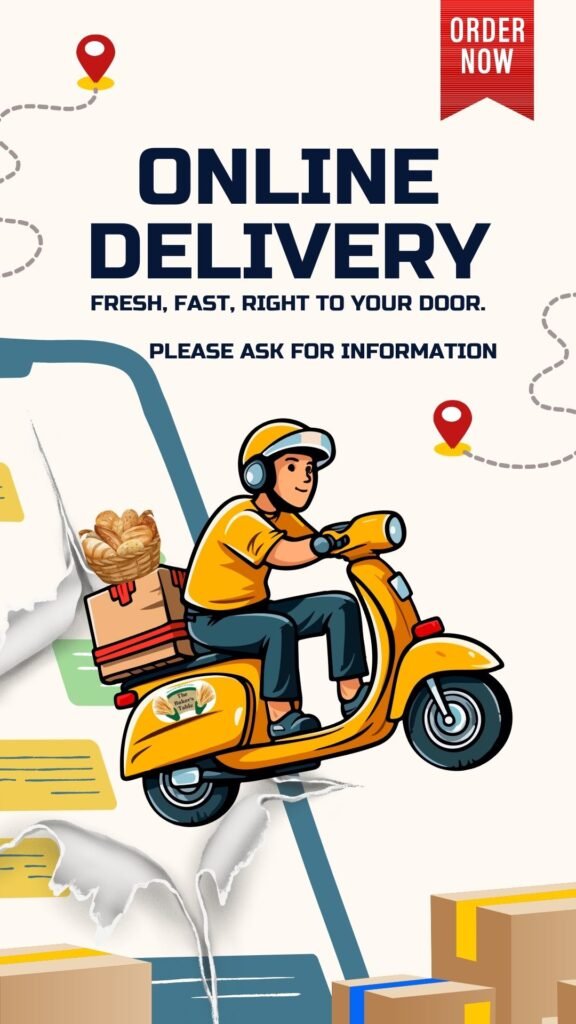 orange and yellow food delivery service instagram story (3)